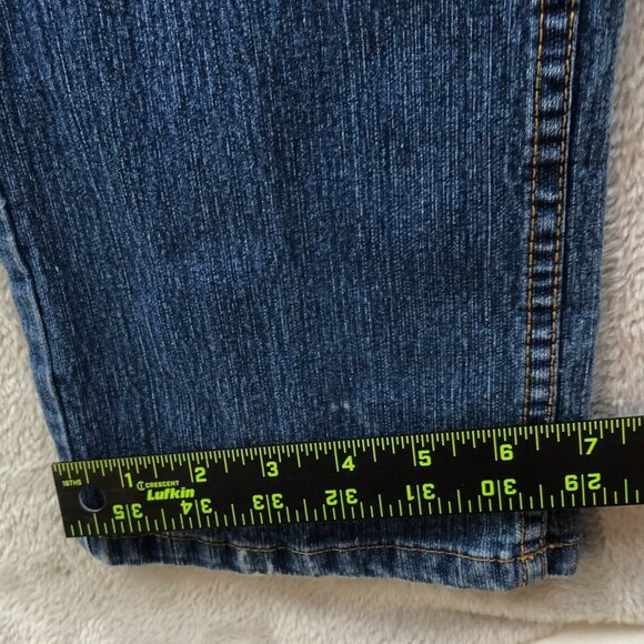 RY Diverso Womens Jeans Size 10 Straight Classic Denim Embroidered Butterfly - Picture 7 of 14